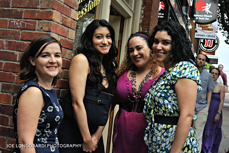 Four young women, group portrait